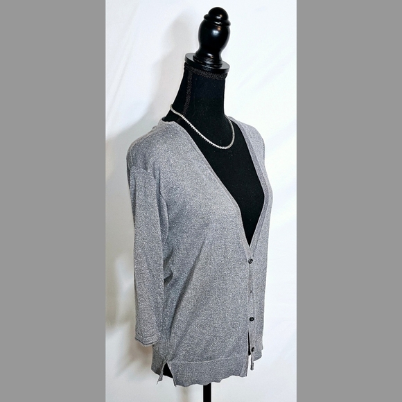 M Silver Sparkle Cardigan - Picture 2 of 3